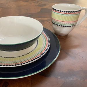 kate spade Hopscotch Drive by Lenox (1) 4 piece place setting - new, never used